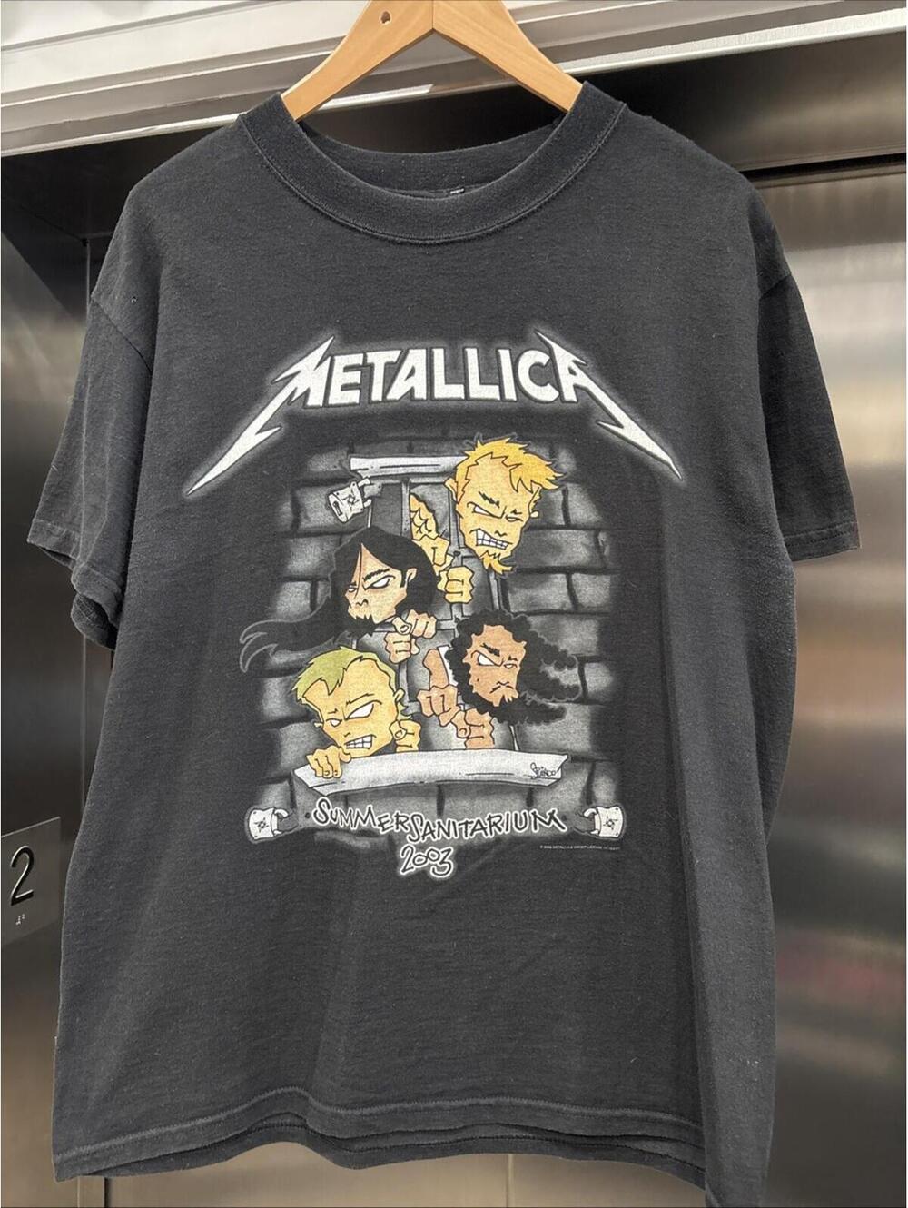 Vintage 2003 Metallica Summer Sanitarium Tour T-Shirt
